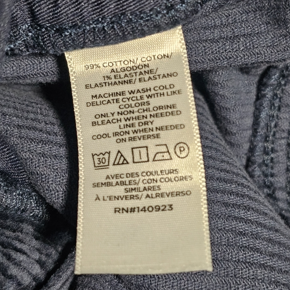 LOFT Women's Navy Syraight Corduroy Pants - Picture 7 of 12